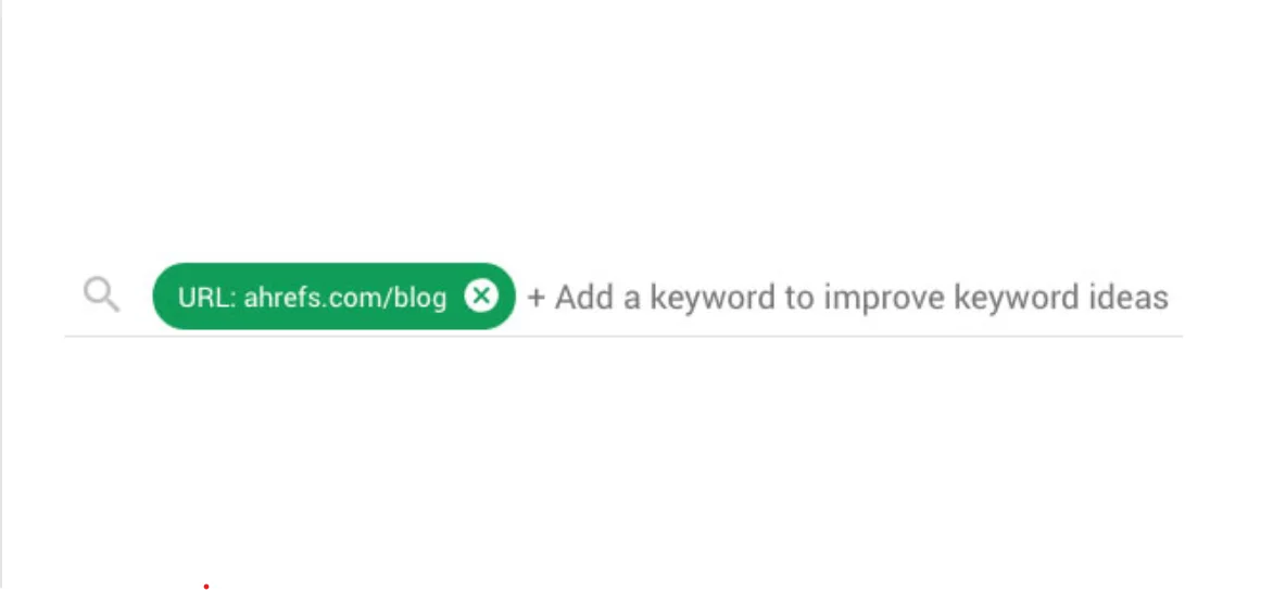 استفاده از url در آموزش google keyword planner